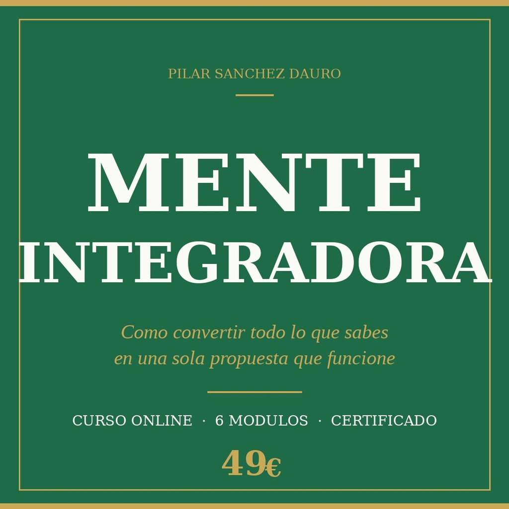 Mente integradora · Curso online